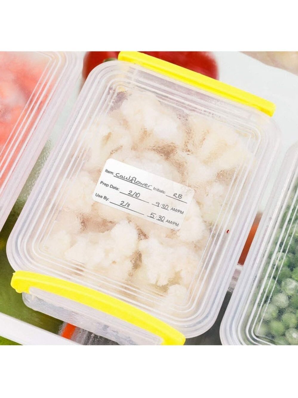 500 food meal prep dissolvable sticker labels - Picture 2 of 6